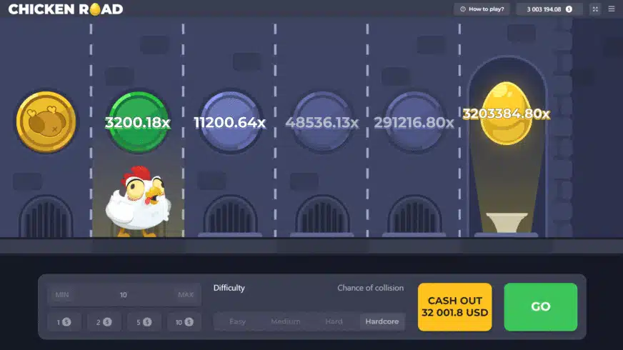 Características del juego Chicken Cross. Características del juego Chicken Cross.